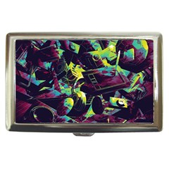 Artistic Psychedelic Abstract Cigarette Money Case by Modalart