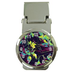 Artistic Psychedelic Abstract Money Clip Watches