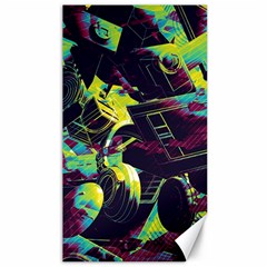 Artistic Psychedelic Abstract Canvas 40  X 72  by Modalart