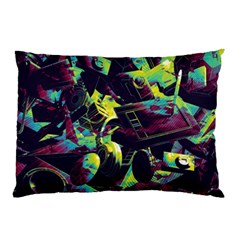 Artistic Psychedelic Abstract Pillow Case by Modalart