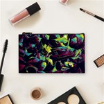 Artistic Psychedelic Abstract Cosmetic Bag (Small) Front