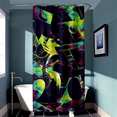 Artistic Psychedelic Abstract Shower Curtain 36  X 72  (stall)  by Modalart