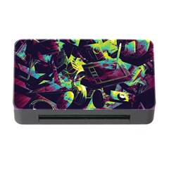 Artistic Psychedelic Abstract Memory Card Reader With Cf by Modalart