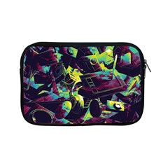 Artistic Psychedelic Abstract Apple Ipad Mini Zipper Cases by Modalart