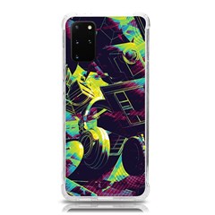 Artistic Psychedelic Abstract Samsung Galaxy S20Plus 6.7 Inch TPU UV Case