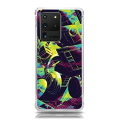 Artistic Psychedelic Abstract Samsung Galaxy S20 Ultra 6.9 Inch TPU UV Case