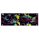 Artistic Psychedelic Abstract Banner and Sign 6  x 2  Front