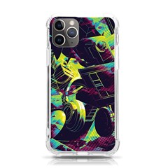 Artistic Psychedelic Abstract iPhone 11 Pro 5.8 Inch TPU UV Print Case