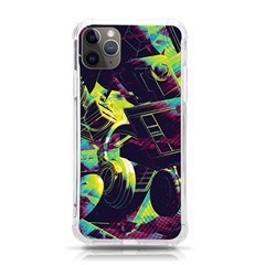 Artistic Psychedelic Abstract iPhone 11 Pro Max 6.5 Inch TPU UV Print Case