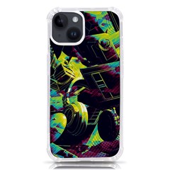 Artistic Psychedelic Abstract iPhone 14 TPU UV Print Case