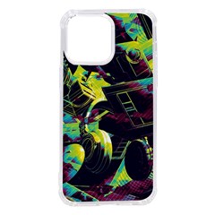 Artistic Psychedelic Abstract iPhone 14 Pro Max TPU UV Print Case