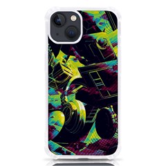 Artistic Psychedelic Abstract iPhone 13 TPU UV Print Case