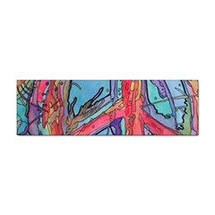 Hippie Peace Sign Psychedelic Trippy Sticker Bumper (100 Pack) by Modalart