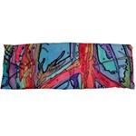 Hippie Peace Sign Psychedelic Trippy Body Pillow Case Dakimakura (Two Sides) Back