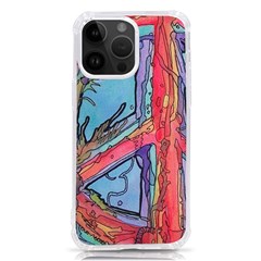 Hippie Peace Sign Psychedelic Trippy Iphone 14 Pro Max Tpu Uv Print Case by Modalart