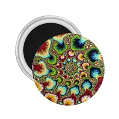 Colorful Psychedelic Fractal Trippy 2 25  Magnets