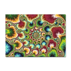 Colorful Psychedelic Fractal Trippy Sticker A4 (100 Pack) by Modalart