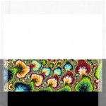 Colorful Psychedelic Fractal Trippy Rectangular Jigsaw Puzzl Front