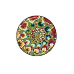 Colorful Psychedelic Fractal Trippy Hat Clip Ball Marker (4 Pack) by Modalart