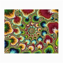 Colorful Psychedelic Fractal Trippy Small Glasses Cloth (2 Sides)