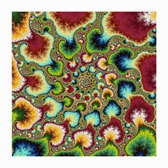 Colorful Psychedelic Fractal Trippy Medium Glasses Cloth