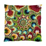 Colorful Psychedelic Fractal Trippy Standard Cushion Case (One Side) Front