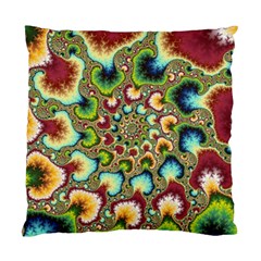 Colorful Psychedelic Fractal Trippy Standard Cushion Case (two Sides) by Modalart