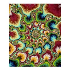 Colorful Psychedelic Fractal Trippy Shower Curtain 60  X 72  (medium)  by Modalart