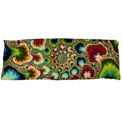 Colorful Psychedelic Fractal Trippy Body Pillow Case (dakimakura) by Modalart