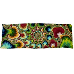 Colorful Psychedelic Fractal Trippy Body Pillow Case Dakimakura (two Sides) by Modalart