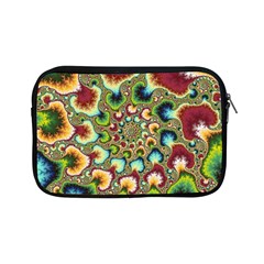 Colorful Psychedelic Fractal Trippy Apple Ipad Mini Zipper Cases by Modalart