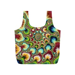 Colorful Psychedelic Fractal Trippy Full Print Recycle Bag (s) by Modalart