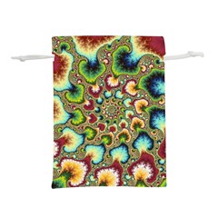 Colorful Psychedelic Fractal Trippy Lightweight Drawstring Pouch (m)