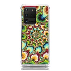 Colorful Psychedelic Fractal Trippy Samsung Galaxy S20 Ultra 6 9 Inch Tpu Uv Case