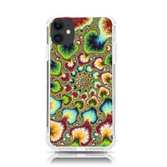 Colorful Psychedelic Fractal Trippy Iphone 11 Tpu Uv Print Case