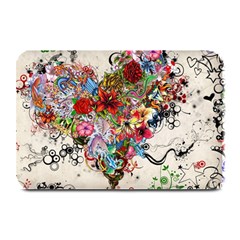 Valentine s Day Heart Artistic Psychedelic Plate Mats