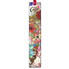 Valentine s Day Heart Artistic Psychedelic Large Book Marks