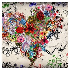 Valentine s Day Heart Artistic Psychedelic Lightweight Scarf  by Modalart