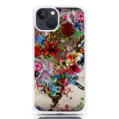 Valentine s Day Heart Artistic Psychedelic Iphone 13 Tpu Uv Print Case by Modalart