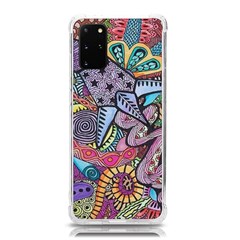 Psychedelic Flower Red Colors Yellow Abstract Psicodelia Samsung Galaxy S20plus 6 7 Inch Tpu Uv Case by Modalart