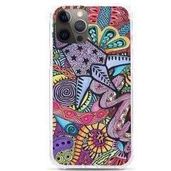 Psychedelic Flower Red Colors Yellow Abstract Psicodelia Iphone 12 Pro Max Tpu Uv Print Case by Modalart