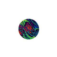 Color Colorful Geoglyser Abstract Holographic 1  Mini Buttons by Modalart