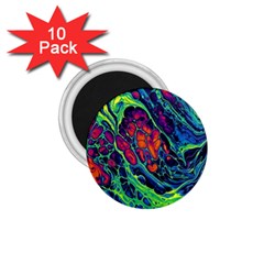 Color Colorful Geoglyser Abstract Holographic 1 75  Magnets (10 Pack)  by Modalart