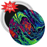 Color Colorful Geoglyser Abstract Holographic 3  Magnets (100 pack) Front