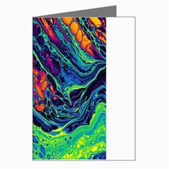 Color Colorful Geoglyser Abstract Holographic Greeting Card by Modalart