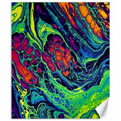 Color Colorful Geoglyser Abstract Holographic Canvas 8  X 10 