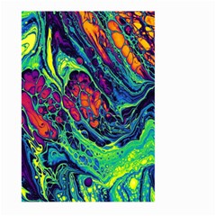 Color Colorful Geoglyser Abstract Holographic Large Garden Flag (two Sides) by Modalart