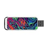 Color Colorful Geoglyser Abstract Holographic Portable USB Flash (One Side) Front