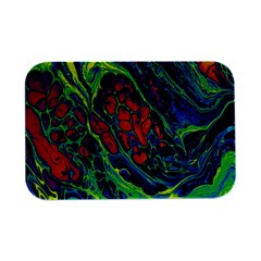 Color Colorful Geoglyser Abstract Holographic Open Lid Metal Box (silver)   by Modalart