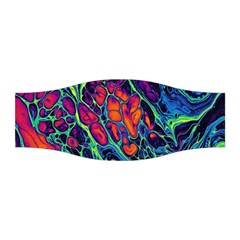 Color Colorful Geoglyser Abstract Holographic Stretchable Headband by Modalart